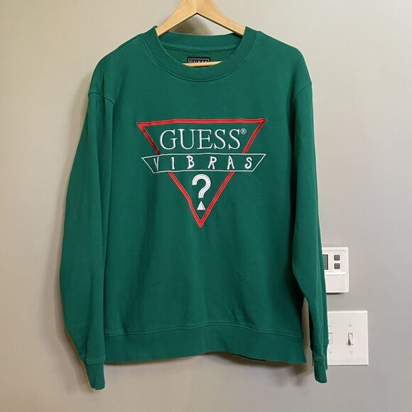 GUESS x J Balvin Vibras Crewneck Sweatshirt A$AP ROCKY‎ Size Large EUC - Picture 1 of 14